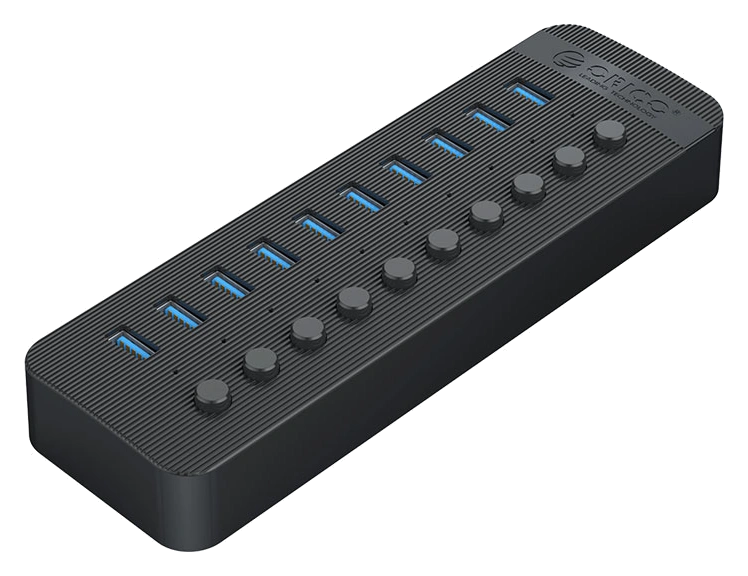 Multi-Port Hub Individual Switches ORICO CT2U3-10AB-EU-BK-BP