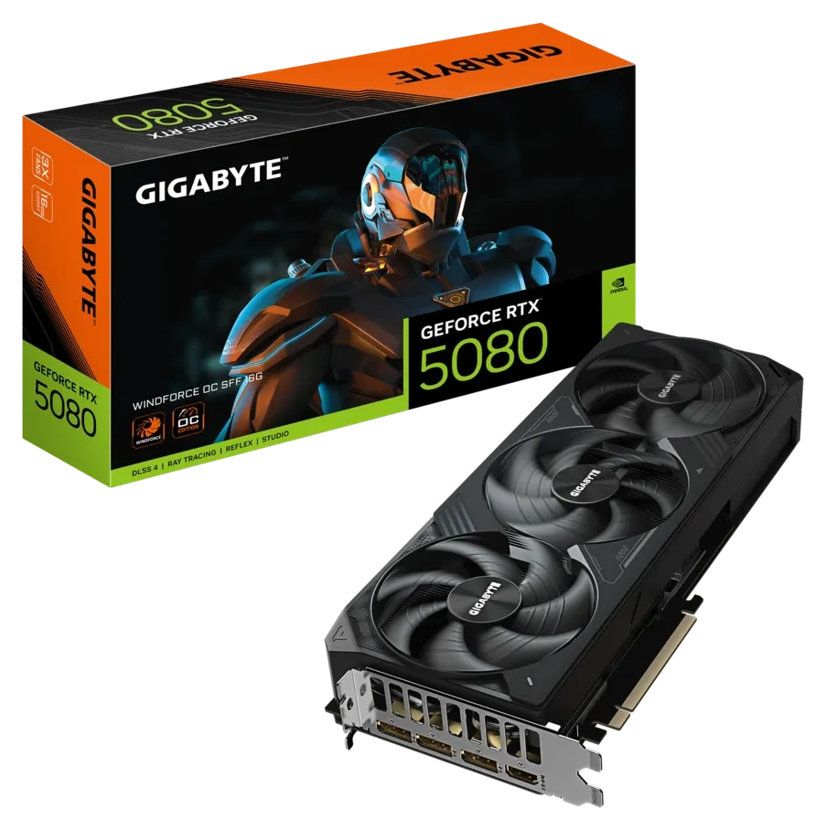 Gigabyte GeForce RTX™ 5080 WINDFORCE OC SFF 16GB
