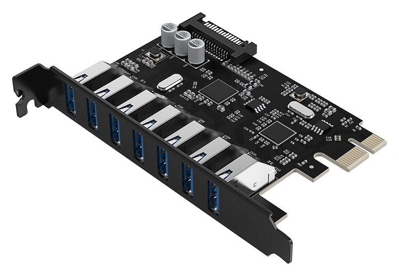 7 Port USB3.0 PCI-E ORICO PVU3-7U-V1