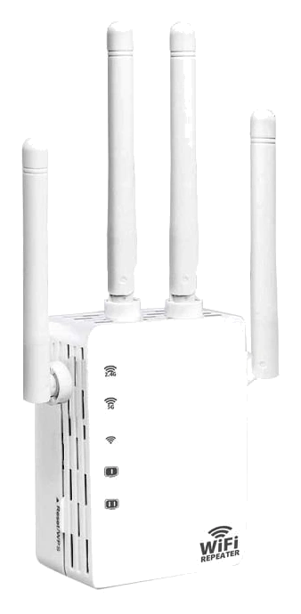 EDUP EP-AC2973 4* 2dBi Antennas Wireless Repeater DUAL BAND 2x 10/100/1000Mbps LAN/ PORTS 1200 Мбит/с